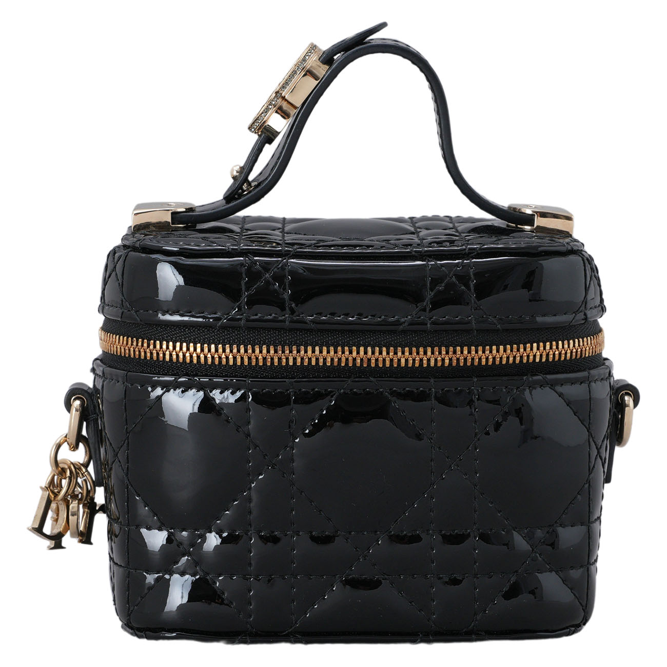 CHRISTIAN DIOR(USED)크리스찬디올 페이던트 마이크로 베니티 탑핸들
